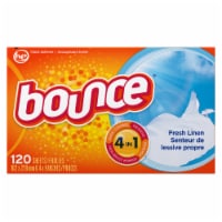 Bounce Fresh Linen Scented Fabric Softener Dryer Sheets