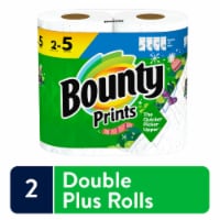 Bounty Select-A-Size Prints Double Plus Paper Towels Perspective: Main