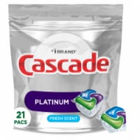 Cascade Platinum ActionPacs Fresh Scent Dishwasher Detergent Pods