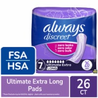 Always Discreet Adult Incontinence Pads for Women Ultimate Extra Protect  Absorbency Regular, 42 count - Kroger