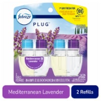 Febreze Mediterranean Lavender Odor-Eliminating Fade Defy PLUG Air Freshener Oil Refills