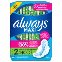 Always® Leak-Free Comfort Super Long Maxi Pads Perspective: Main