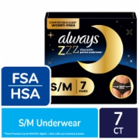 Always ZZZ Period Underwear Disposable L/XL - Black 360 Protection