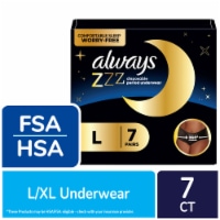 Always ZZZ Disposable Period Underwear Overnight Absorbency Size L/XL Perspective: Main