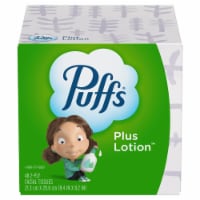 Puffs Plus Lotion Cube Facial Tissues Perspective: Main
