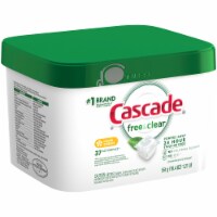 Cascade Pure Essentials Lemon Essence Actionpacs Dishwasher Detergent Perspective: Main