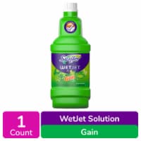 Swiffer WetJet Spray Mop Multi-Purpose and Hardwood Floor Cleaner Refill with Gain Scent