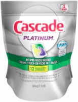 Cascade Platinum ActionPacs Dishwasher Detergent Lemon Burst 12 Count Perspective: Main