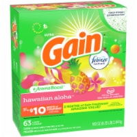 Gain Ultra + Aroma Boost Hawaiian Aloha with Febreze Powder Laundry Detergent Perspective: Main