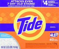 Tide 56 Oz. 40 Load Powder Laundry Detergent 84981