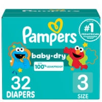 Pampers Dry Baby Diapers Size 3, 32 ct - Kroger