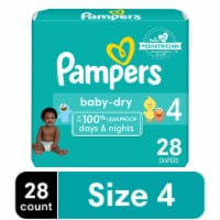 Pampers Baby Dry Baby Diapers Size 4 (22-37 lbs)