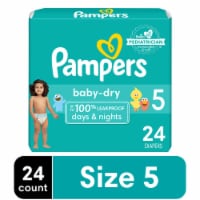 Pampers Baby Dry Baby Diapers Size 5 (27+ lbs) Perspective: Main