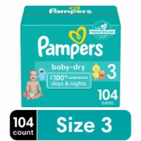Pampers Baby Dry Baby Diapers Size 3 (16-28 lbs)