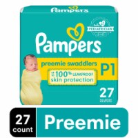 Pampers Preemie Swaddlers Size P-1 Baby Diapers