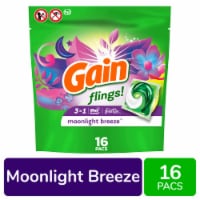 Gain Flings Moonlight Breeze HE Compatible Liquid Laundry Detergent Pacs