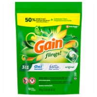 Gain Flings Original Scent Liquid Laundry Detergent Soap Pacs Perspective: Main