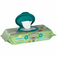 Pampers® Natural Clean™ Baby Wipes Pop-Top Pack Perspective: Main