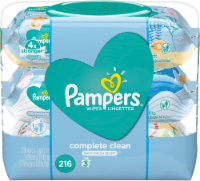 Pampers Complete Clean Baby Fresh Scent Wipes Perspective: Main