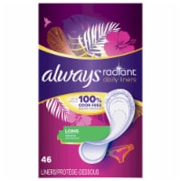 Always Radiant Unscented Long Daily Liners