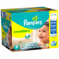 Pampers Swaddlers Size 4 Diapers and Wipes Bonus Pack Perspective: Main
