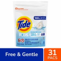 Tide PODS Free and Gentle Liquid Laundry Detergent Soap Pacs