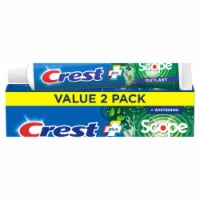Crest + Scope Mint Outlast Complete Whitening Toothpaste Value Pack Perspective: Main