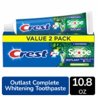 Crest + Scope Mint Outlast Complete Whitening Toothpaste Value Pack