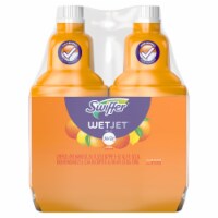 Swiffer WetJet with Febreze Sweet Citrus and Zest Scent Antibacterial Cleaner Perspective: Main