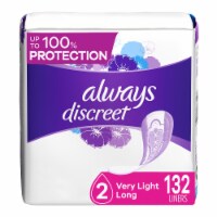 Always Discreet Very Light Absorbency Long Size 2 Incontinence Liners