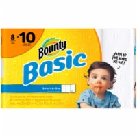 Bounty Basic Select-A-Size Large Roll Paper Towels Perspective: Main