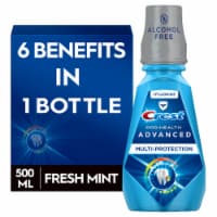 Crest Pro Health Advanced Alcohol Free Mouthwash Extra Deep Clean Fresh Mint Perspective: Main