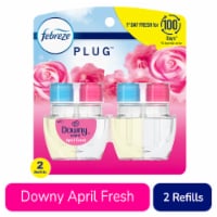 Febreze Downy April Fresh Odor-Eliminating Fade Defy PLUG Air Freshener Oil Refills