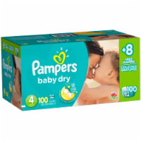 Pampers Baby Dry Diapers Size 4 Bonus Pack Perspective: Main