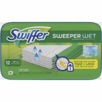 Swiffer Sweeper Wet Mop Refills - 10 Width - Cloth - White - 12 / Pack