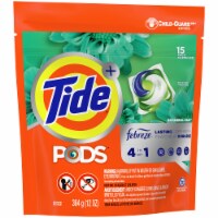 Tide Pods Febreze Botanical Rain Pacs Laundry Detergent Pods Perspective: Main