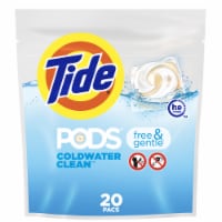 Tide PODS Free and Gentle Unscented Liquid Laundry Detergent Soap Pacs