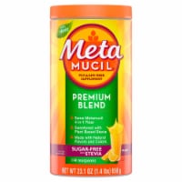 Metamucil® Premium Blend Orange Flavor Psyllium Powdered Fiber Supplement Perspective: Main