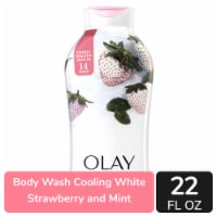 Olay Fresh Outlast Body Wash with Cooling White Strawberry And Mint Perspective: Main