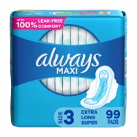 Always® Size 3 Extra Long Super Maxi Pads