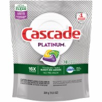 Cascade Platinum Dawn Lemon Scent Action Pacs Dishwasher Detergent Perspective: Main
