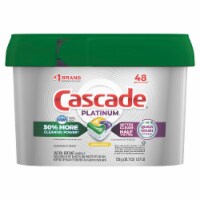 Cascade Platinum ActionPacs Lemon Scent Dishwasher Detergent Perspective: Main