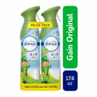 Febreze Ocean Scent Odor-Fighting Air Freshener Aerosol Can Twin Pack, 2 ct  / 8.8 oz - Harris Teeter