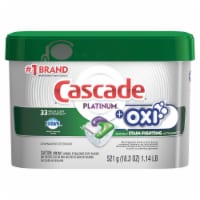 Cascade Platinum + Oxi Fresh Scent Dishwasher Detergent Action Pacs Perspective: Main