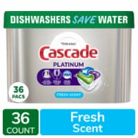 Cascade Platinum ActionPacs Fresh Scent Dishwasher Detergent