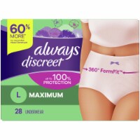 Always Discreet Maximum Protection Large Women's Incontinence