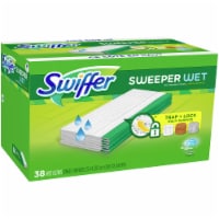 Swiffer Sweeper Open Window Fresh Scent Wet Mopping Cloth Refills Perspective: Main