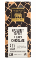 Endangered Species 72% Cocoa Hazelnut Toffee Dark Chocolate Bar