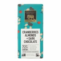Endangered Species Cranberries & Almonds Dark Chocolate Bar