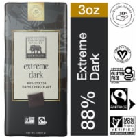 Endangered Species Chocolate Extreme Dark 88% Dark Chocolate Bar